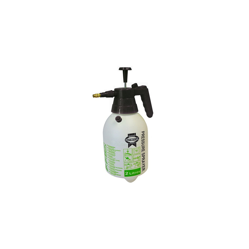 Faithfull Pressure Sprayer Hand Held 2 Litre