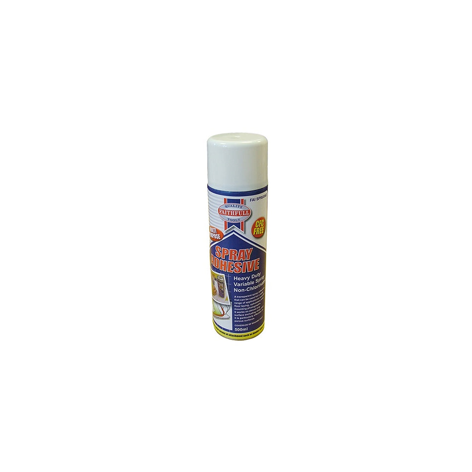Faithfull Spray Adhesive Non-Chlorinated 500ml