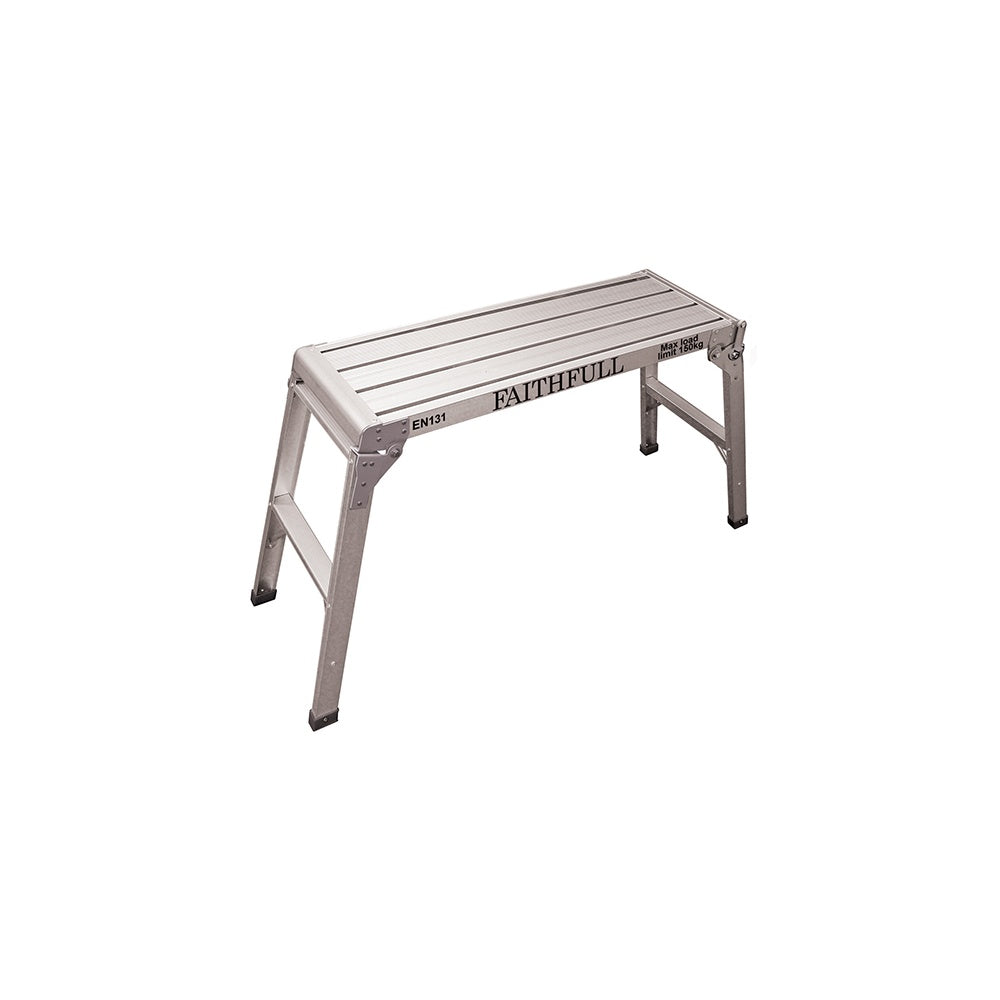 Faithfull Fold Away Step Up Aluminium L100 x H52 x W30cm