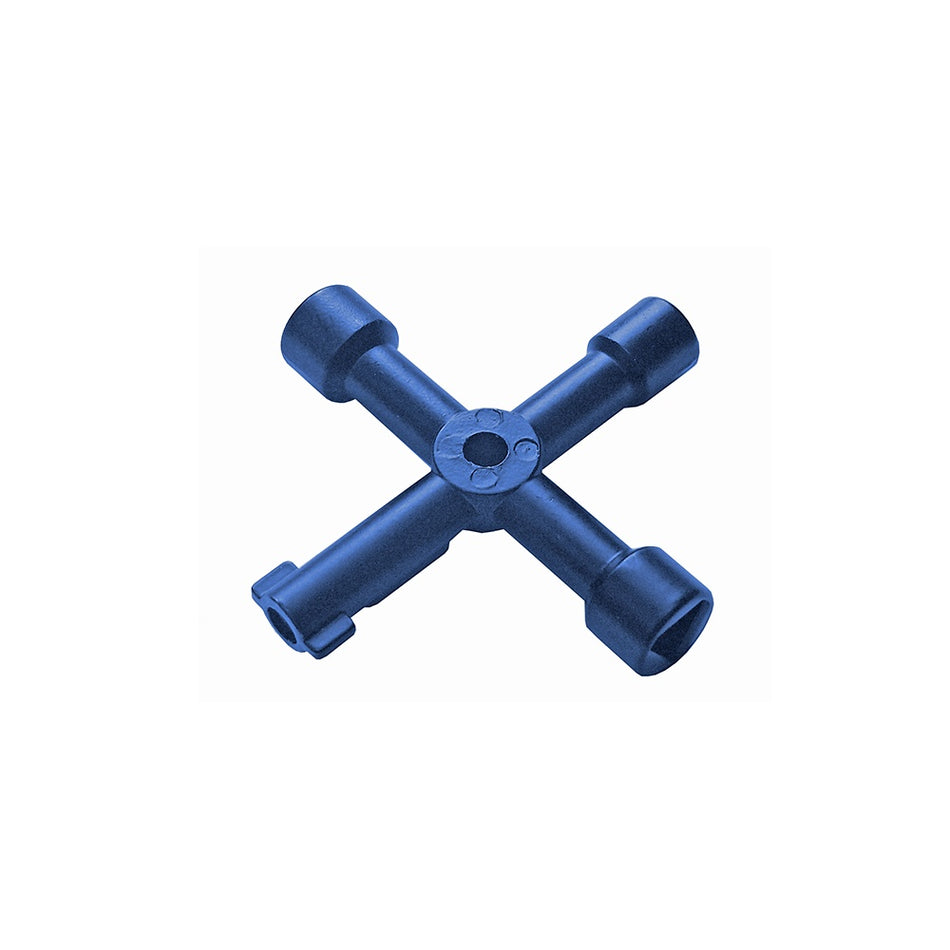 Faithfull 4-Way Services Utility Meter Key