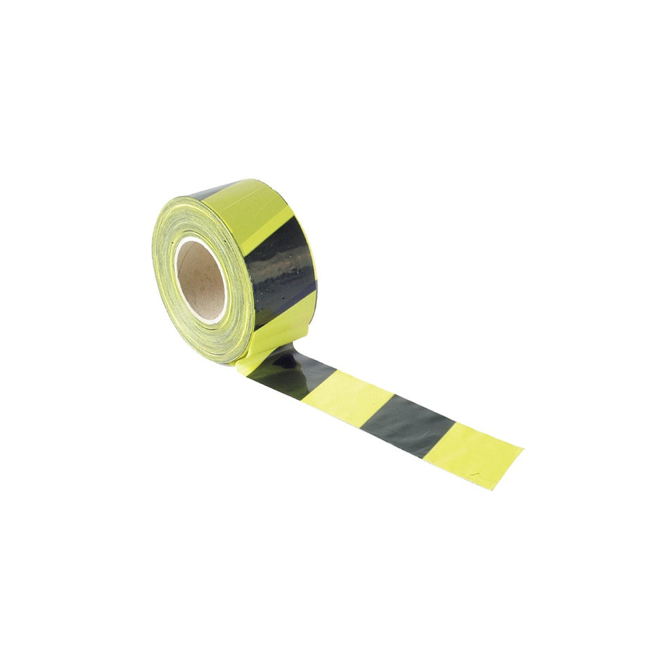 Faithfull Barrier Tape 70mm x 500m Black & Yellow