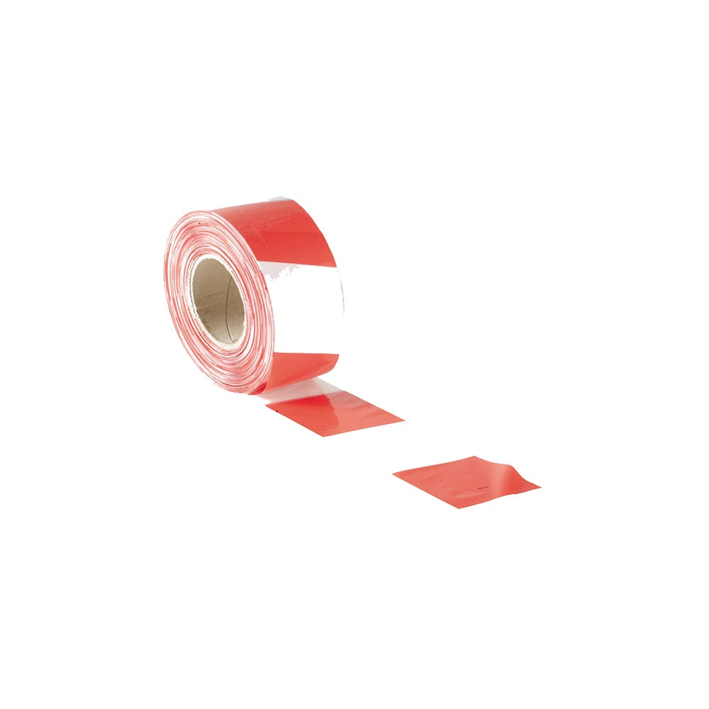 Faithfull Barrier Tape 70mm x 500m Red & White