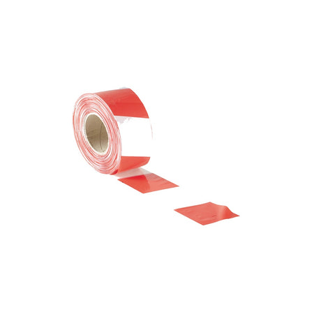 Faithfull Barrier Tape 70mm x 500m Red & White