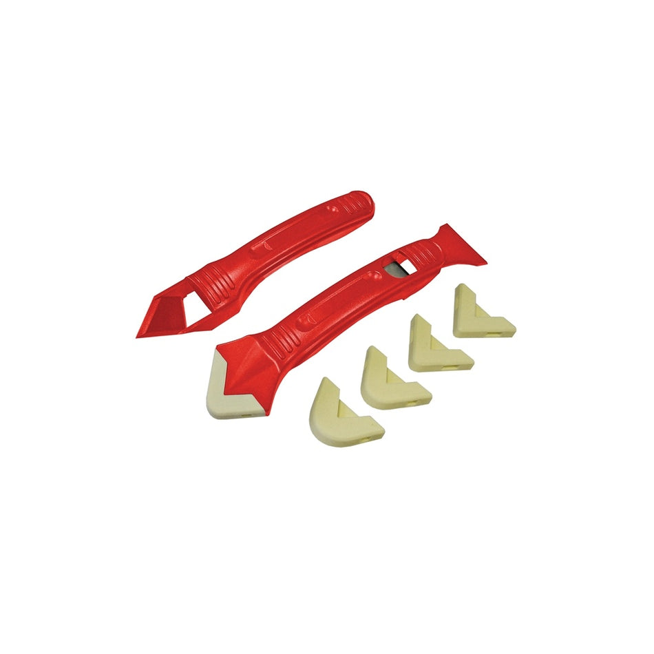 Faithfull Slicone Scraper Kit Two Piece