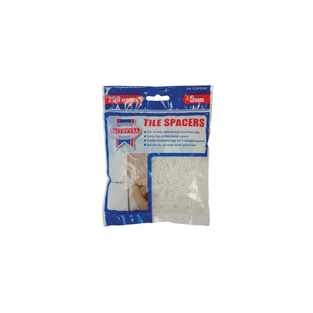 Faithfull Tile Spacer Long Leg 5mm Bag of 250