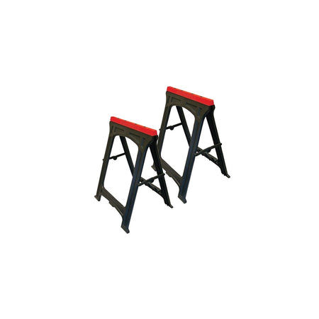 Faithfull Plastic Trestles (Set 2) Height 82cm x Length 57cm