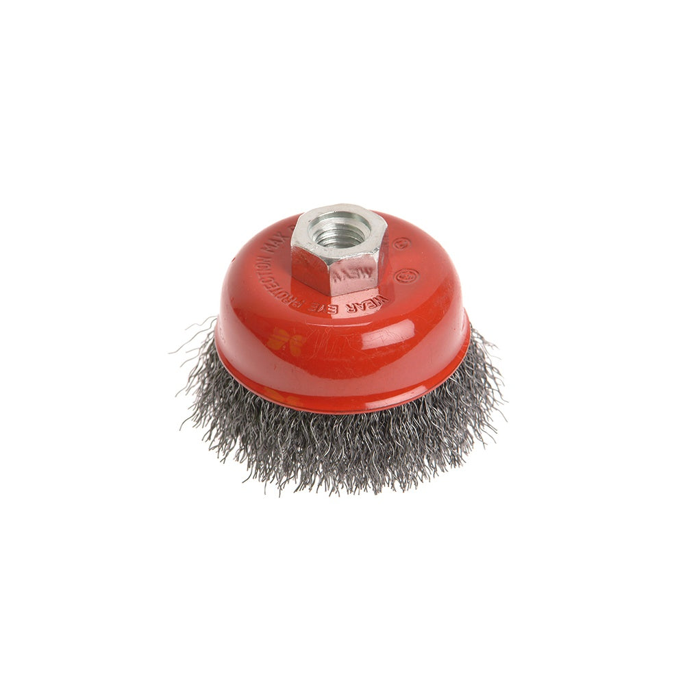 Faithfull Wire Cup Brush 150mm x M14 x 2 0.30mm