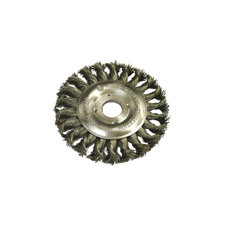 Faithfull Circular Wire Brush 125mm x 12 x 22.2mm 0.50mm Wire