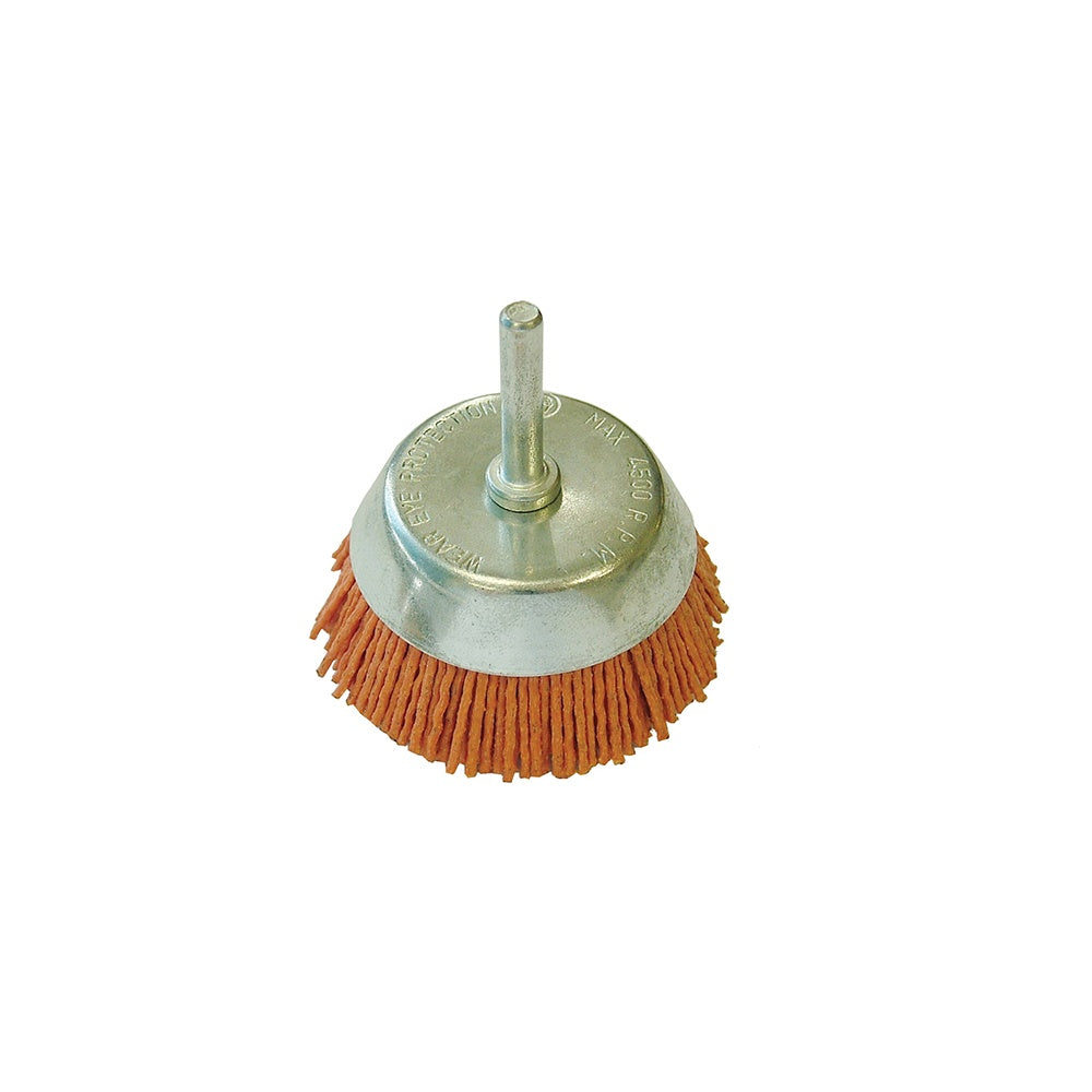 Faithfull Nylon Wheels Cup Brush 65mm x 6mm Shank