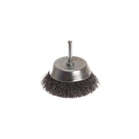 Faithfull Wire Cup Brush 75mm x 6mm Shank 0.30mm