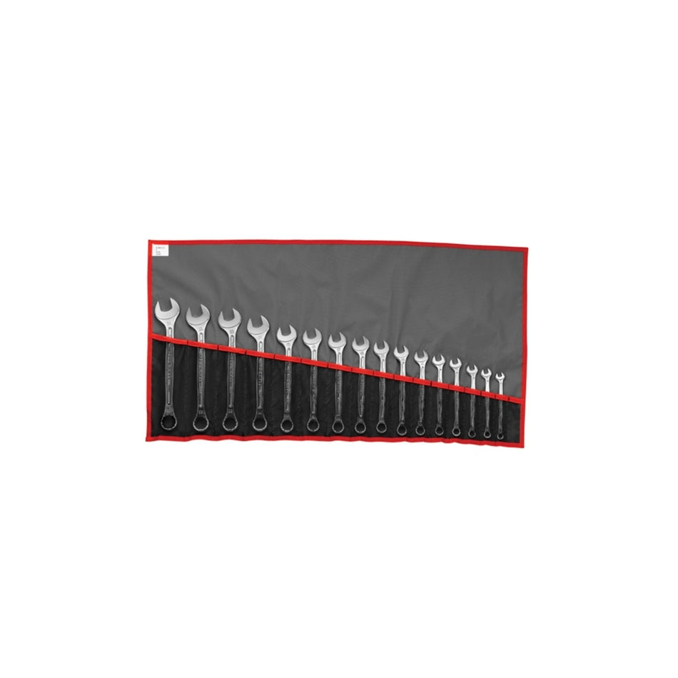 Facom Combination Wrench Set of 17 Imperial 1/4 to 1.1/4