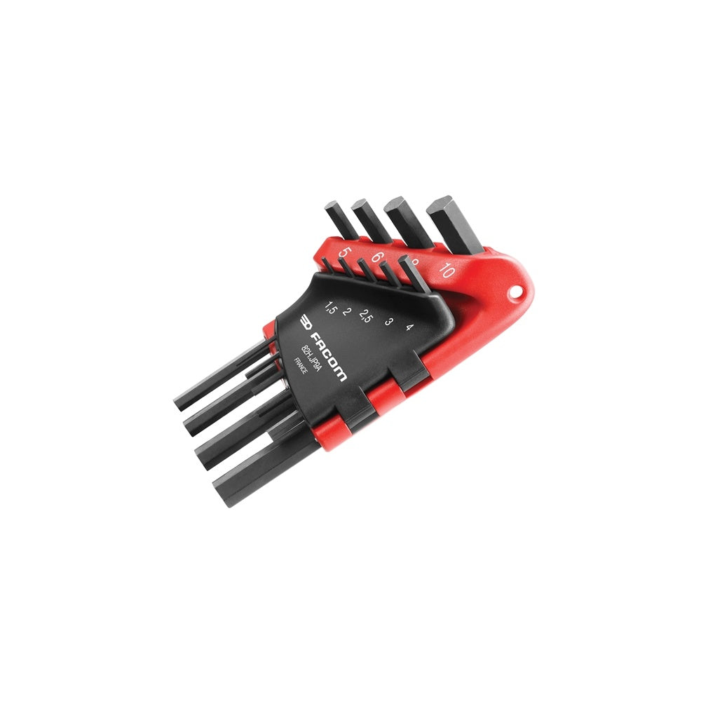 Facom 82H.JP9A Hexagon Key Set of 9 Metric