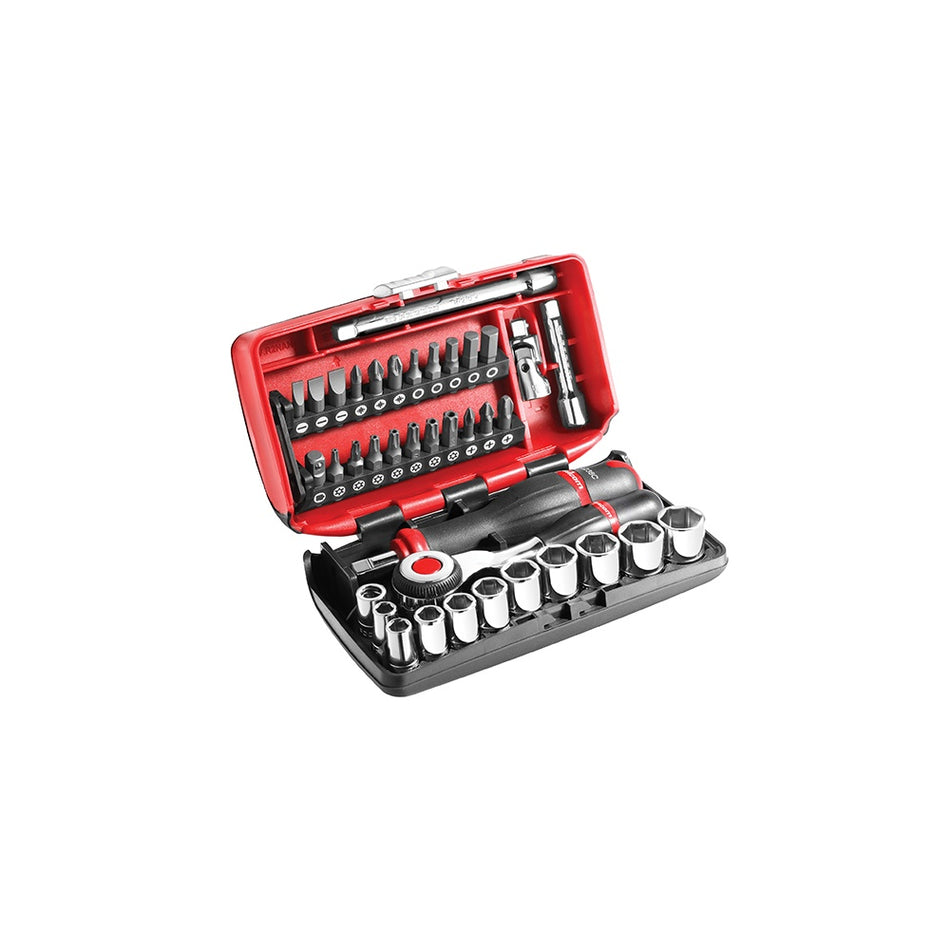 Facom R.360NANOPB Socket Set of 38 Metric 1/4in Drive