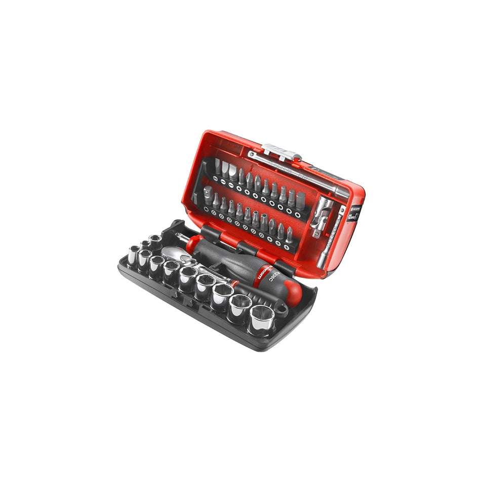 Facom RL.Nano1PB Nano Socket Set Metric 1/4in Drive