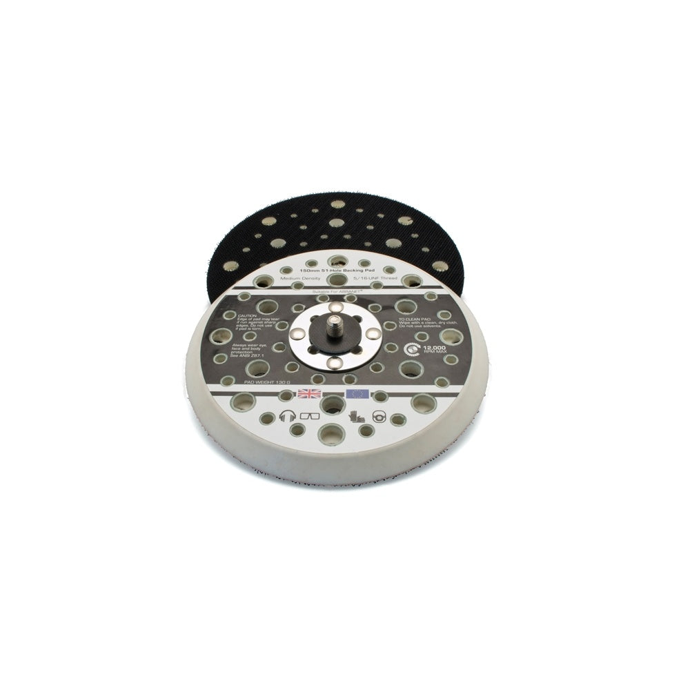 Flexipads World Class Dual Action Sander Pad 150mm VELCRO???? Brand 5/16 UNF