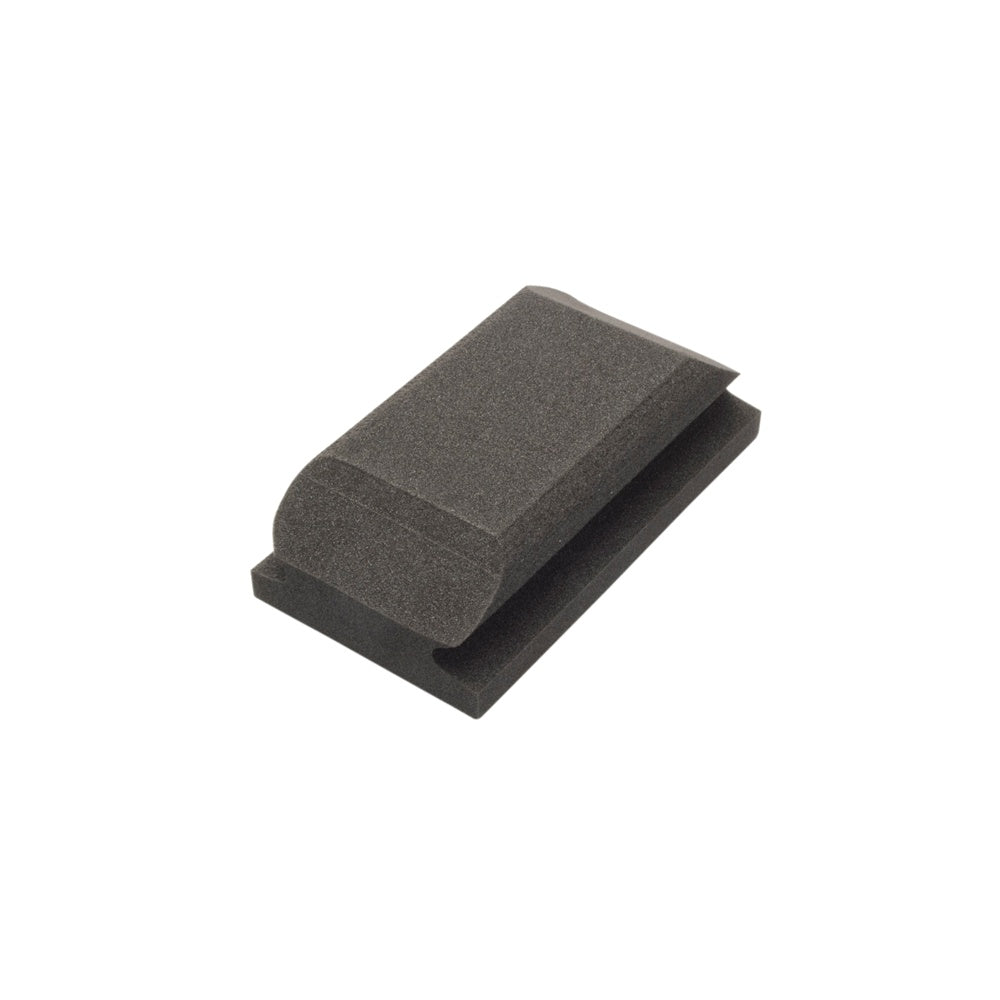 Flexipads World Class Hand Sanding Block Shaped Black 70 x 125mm