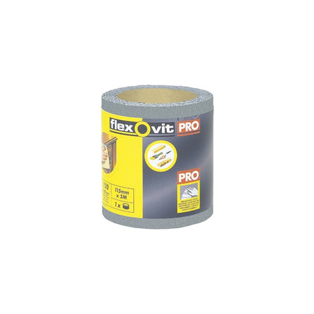 Flexovit High Performance Finishing Sanding Roll 115mm x 5m 120g