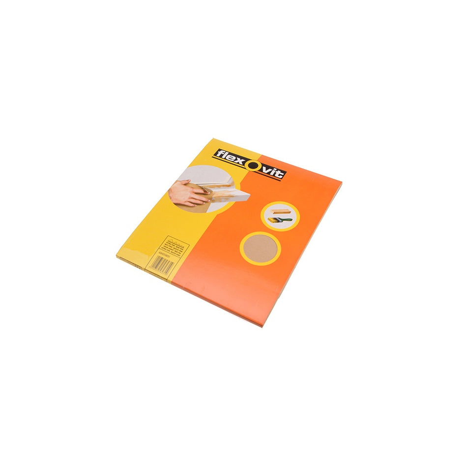 Flexovit Glasspaper Sanding Sheets 230 x 280mm Grade S2 (25)