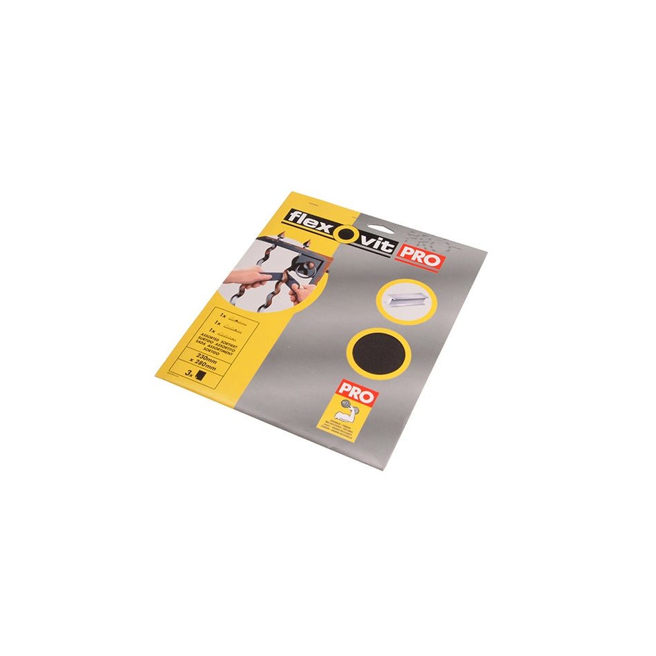 Flexovit Emery Cloth Sanding Sheets 230 x 280mm Fine 120g (25)