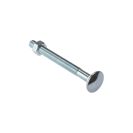 Forgefix Carriage Bolt & Nut ZP M12 x 150mm Bag 5