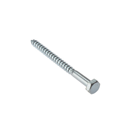 Forgefix Coach Screw Hexagon Head Single Thread ZP M10 x 200mm Bag 10
