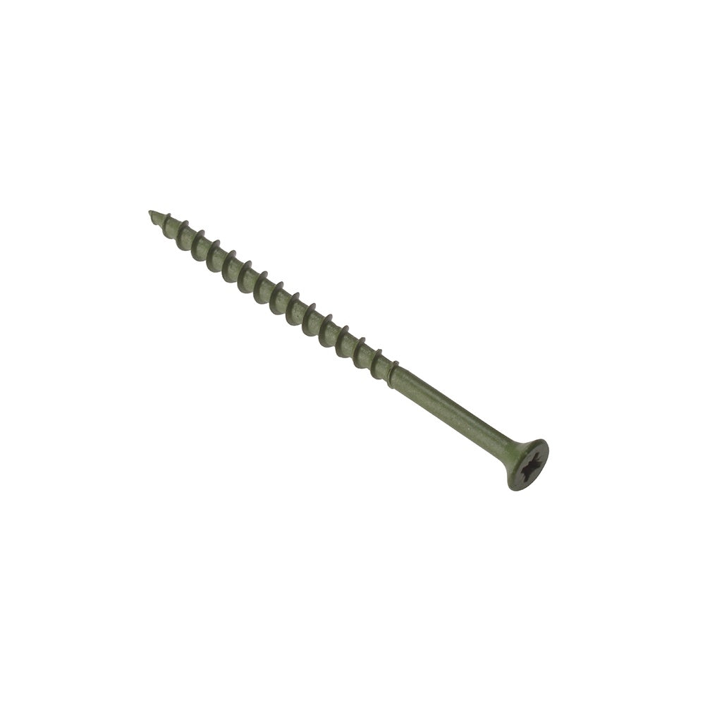 Forgefix Decking Screw Pozi ST Green Anti-Corrosion 4.5 x 75mm Bulk Tub 1000