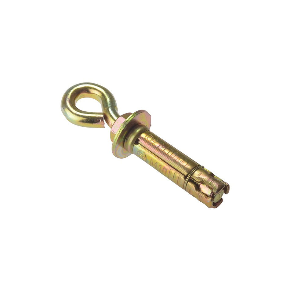 Forgefix Eye Bolt Zinc Yellow Passivated M12 Bag 5