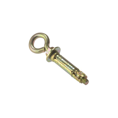 Forgefix Eye Bolt Zinc Yellow Passivated M6 Bag 10