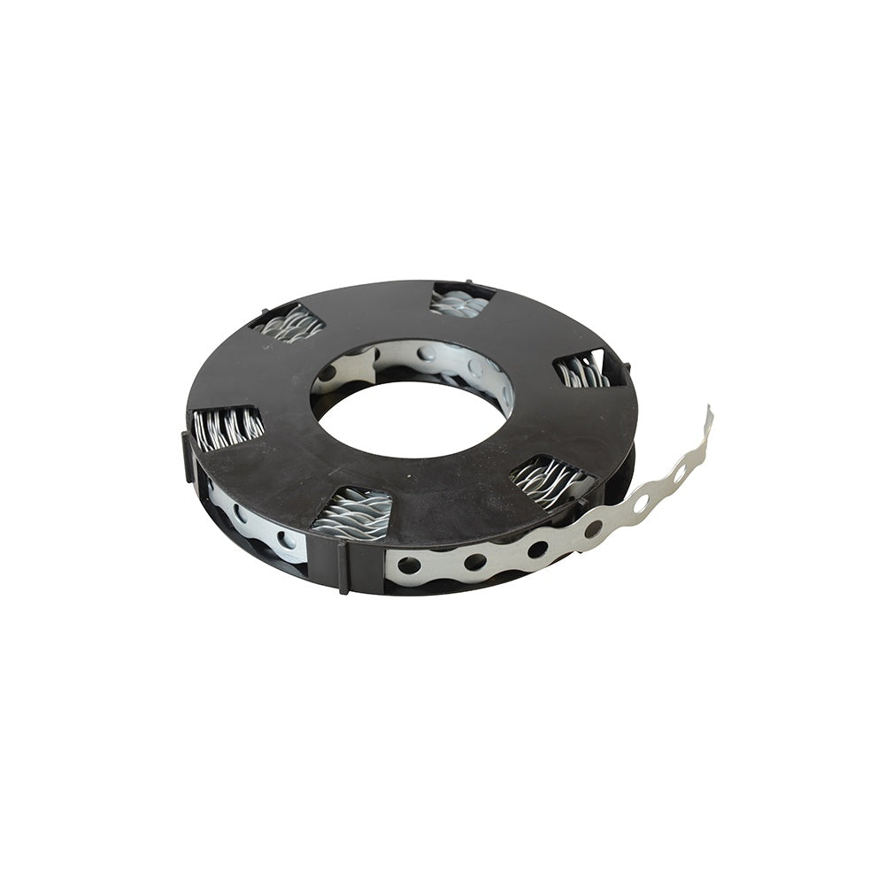 Forgefix Contractors Galvanised Fixing Band Medium Duty 12mm x 0.7 x 10m Box 1