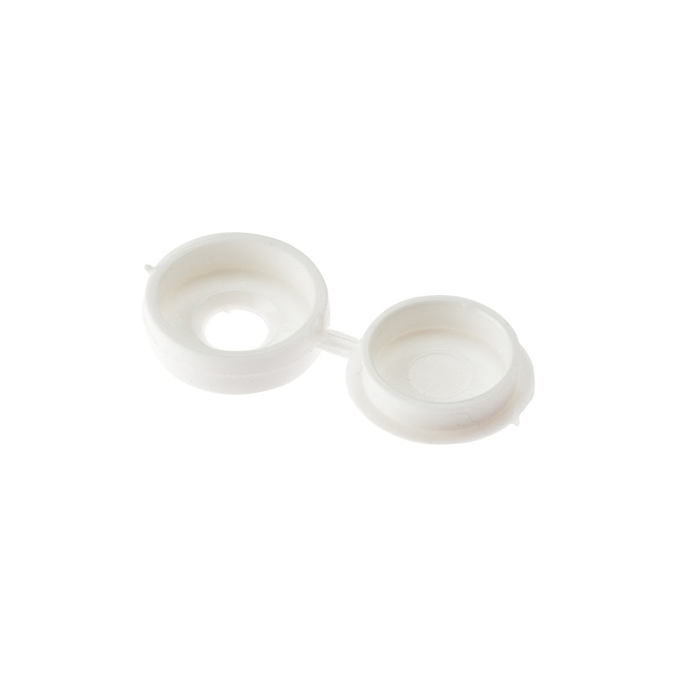 Forgefix Hinged Cover Cap White No. 10-12 Bag 100