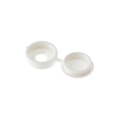 Forgefix Hinged Cover Cap White No. 6-8 Bag 100