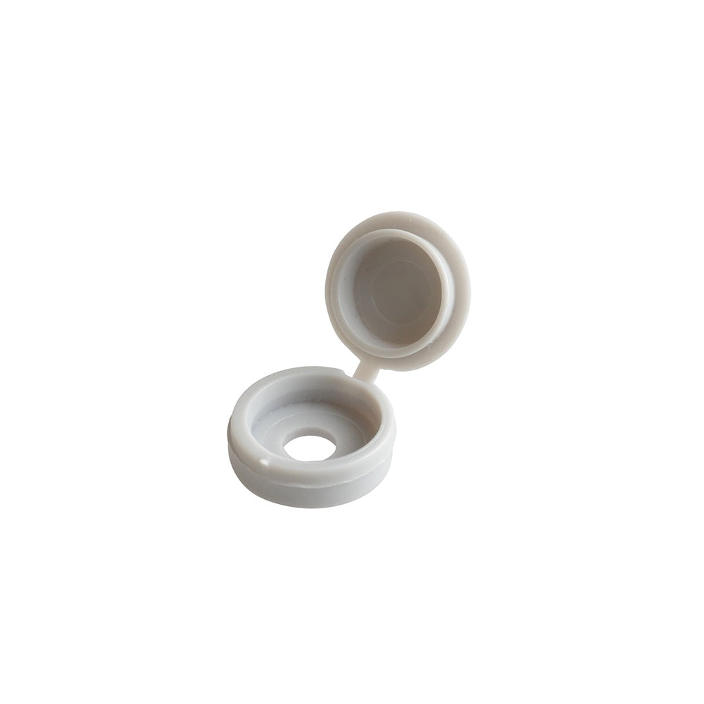 Forgefix Hinged Cover Cap Grey No.6-8 Bag 100