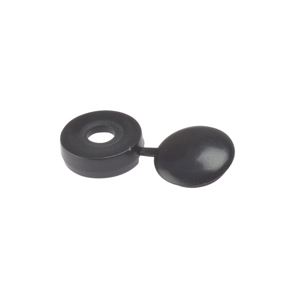 Forgefix Hinged Cover Cap Black No.10-12 Bag 100