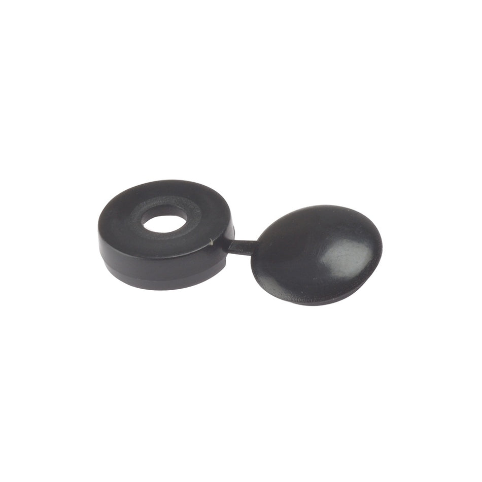 Forgefix Hinged Cover Cap Black No.10-12 Bag 100