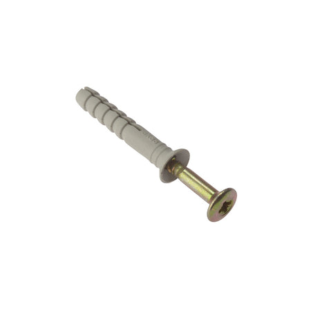 Forgefix Hammer Fixing & Plug M6 x 35mm Bag 10