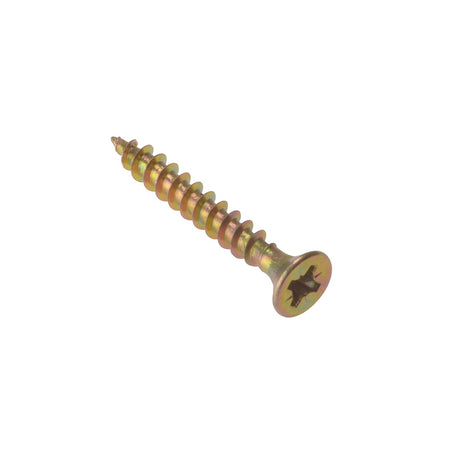 Forgefix Multi-Purpose Pozi Screw CSK ST ZYP 3.5 x 30mm Box 200