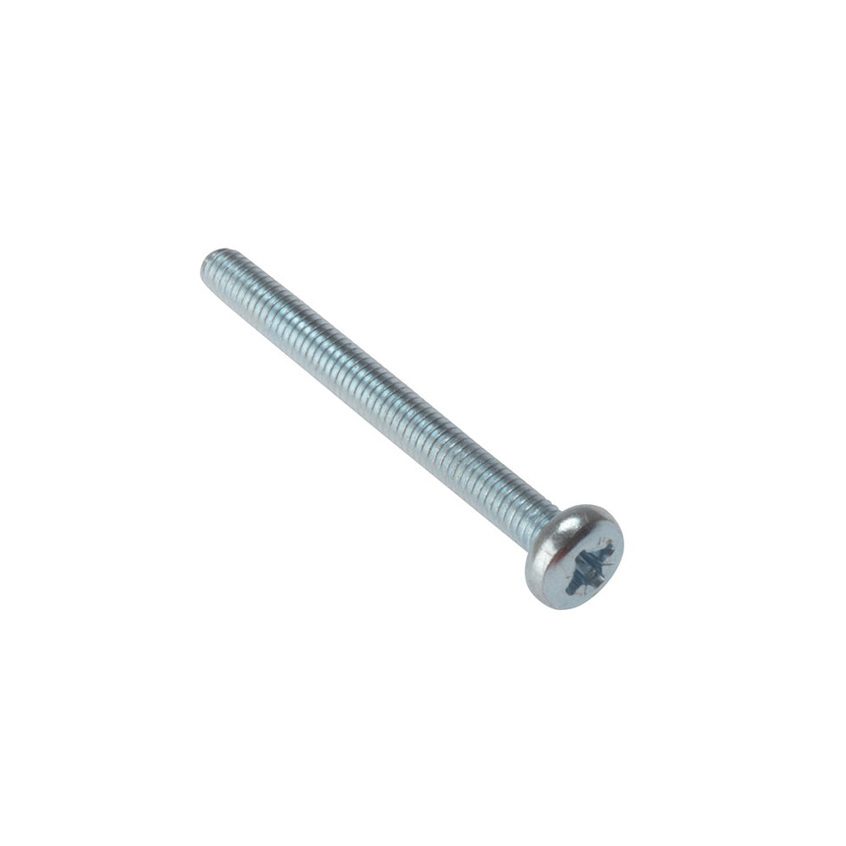 Forgefix Machine Screw Pozi Pan Head ZP M5 x 20mm Bag 25