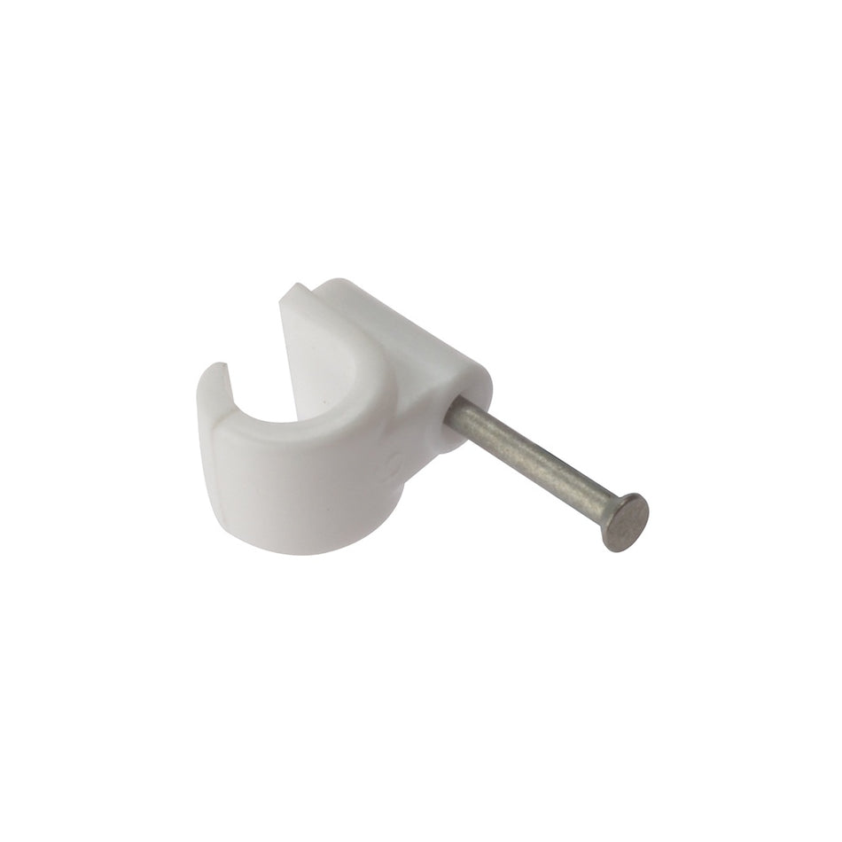 Forgefix Pipe Clip With Masonry Nail 11mm Box 100