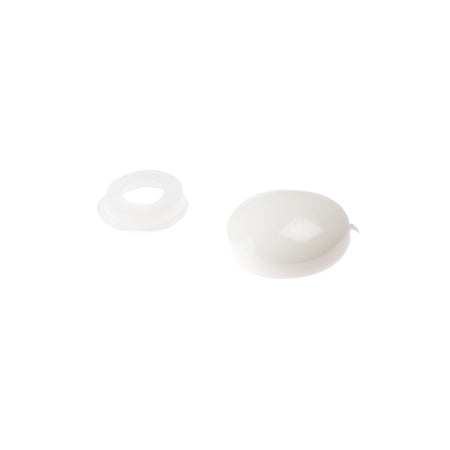 Forgefix Domed Cover Cap White No. 6-8 Bag 25