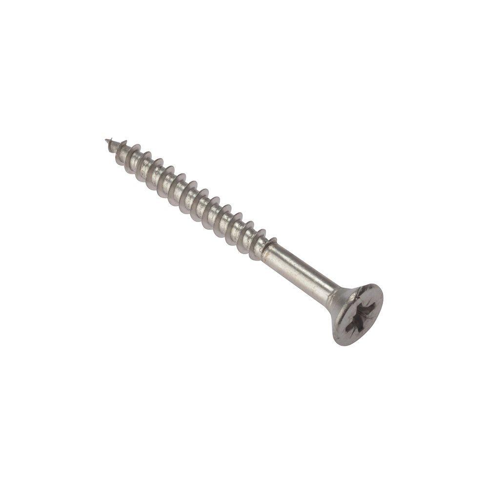 Forgefix Multi-Purpose Pozi Screw CSK ST Stainless Steel 5.0 x 50mm Box 200
