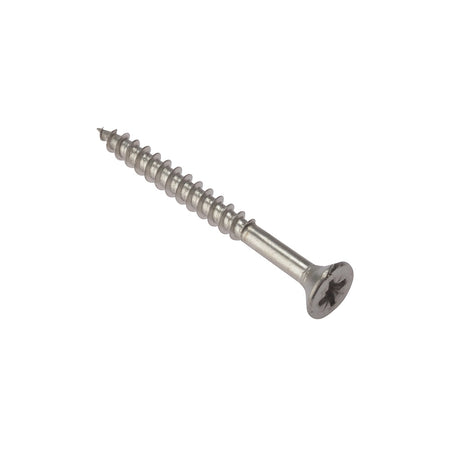 Forgefix Multi-Purpose Pozi Screw CSK ST Stainless Steel 5.0 x 50mm Box 200
