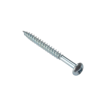 Forgefix General Purpose Pozi Screw Round Head TT ZP 1.1/2 x 10 Box 200