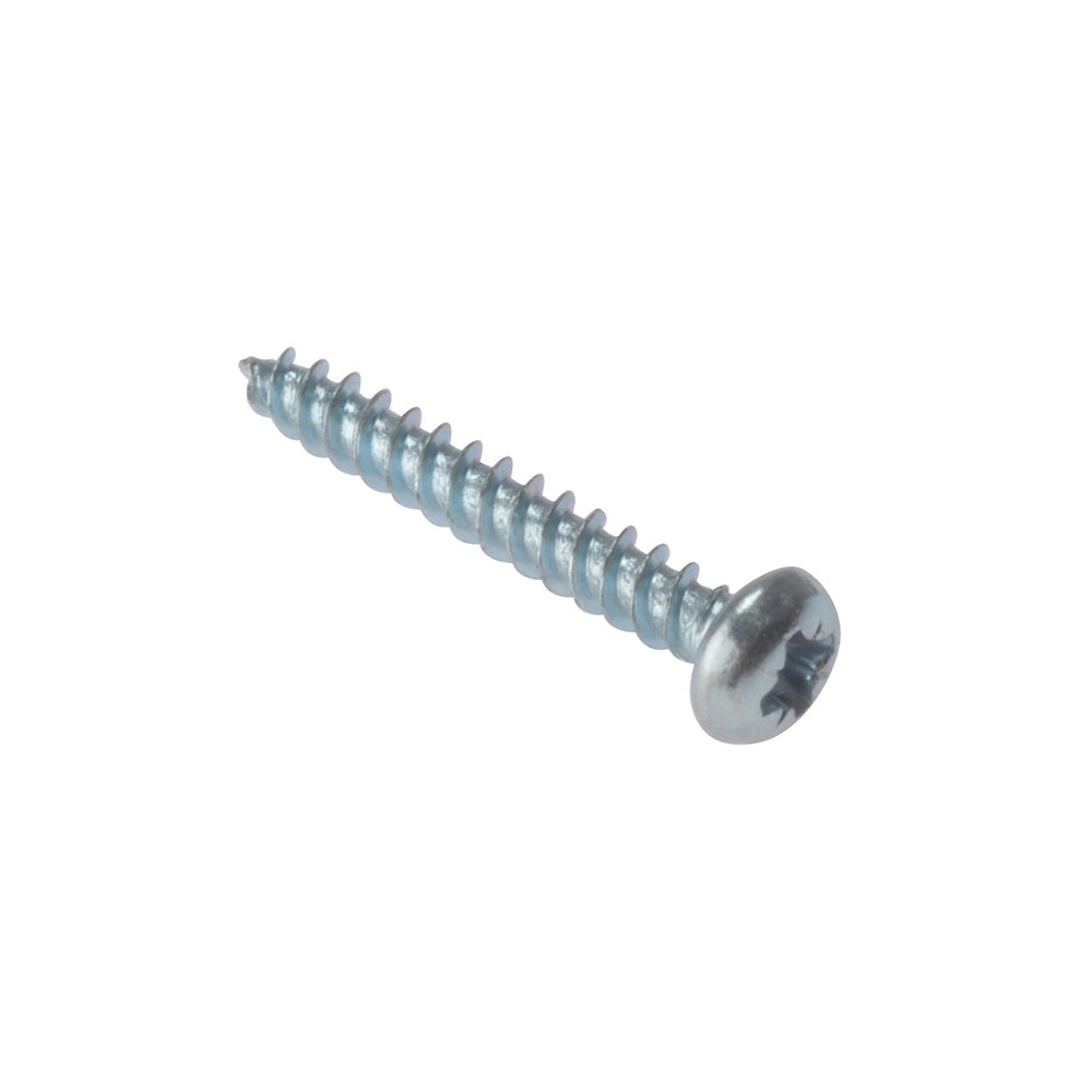Forgefix General Purpose Pozi Screw Round Head TT ZP 1.1/4 x 8 Box 200
