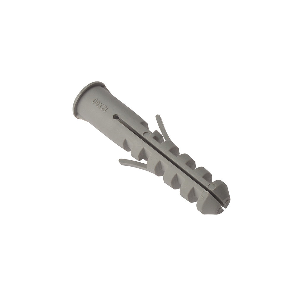 Forgefix Nylon Wall Plug Rimmed M12 x 60mm Bag 25
