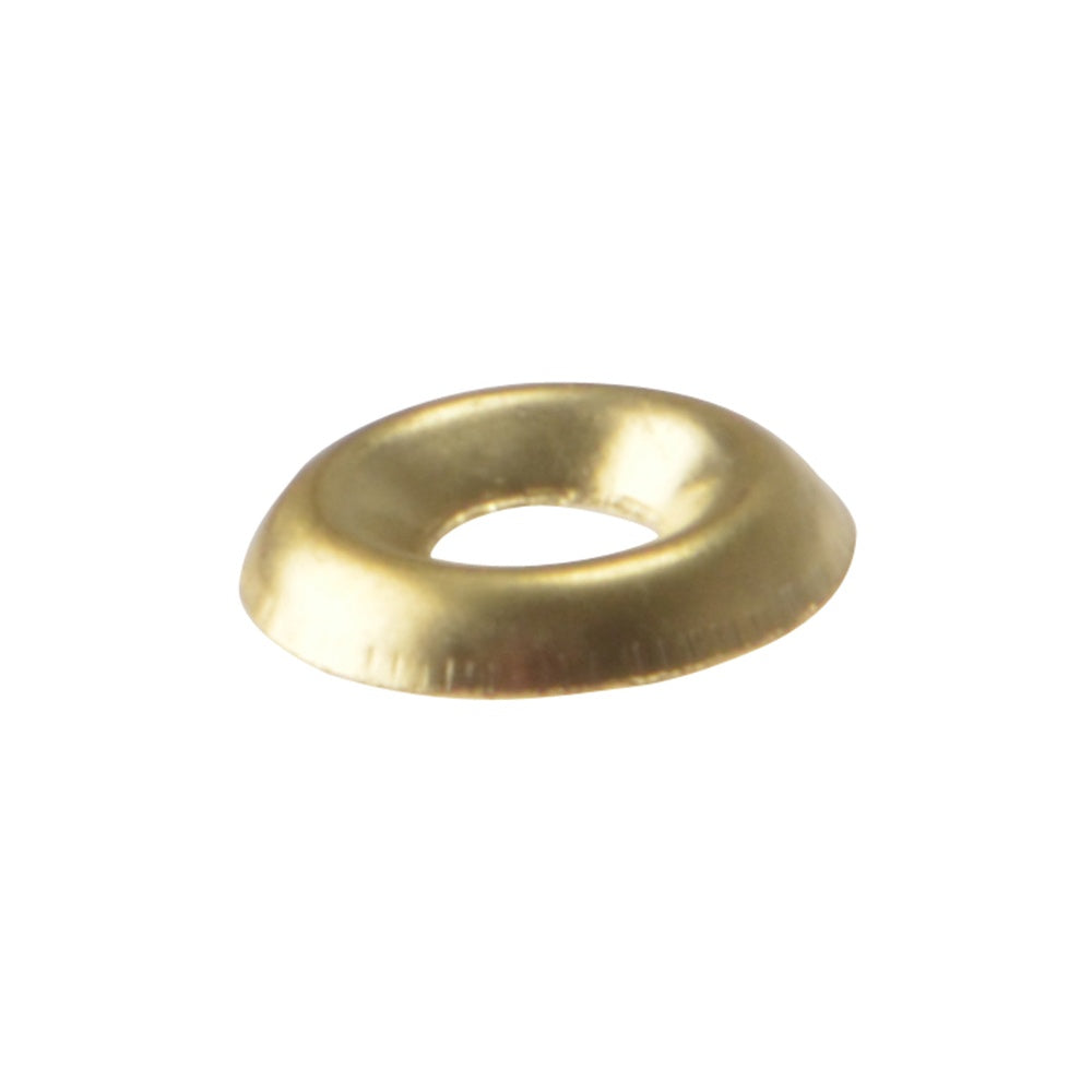 Forgefix Screw Cup Washers Solid Brass Polished No.10 Bag 200