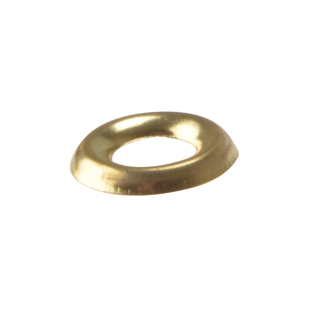 Forgefix Screw Cup Washers Solid Brass Polished No.6 Bag 200
