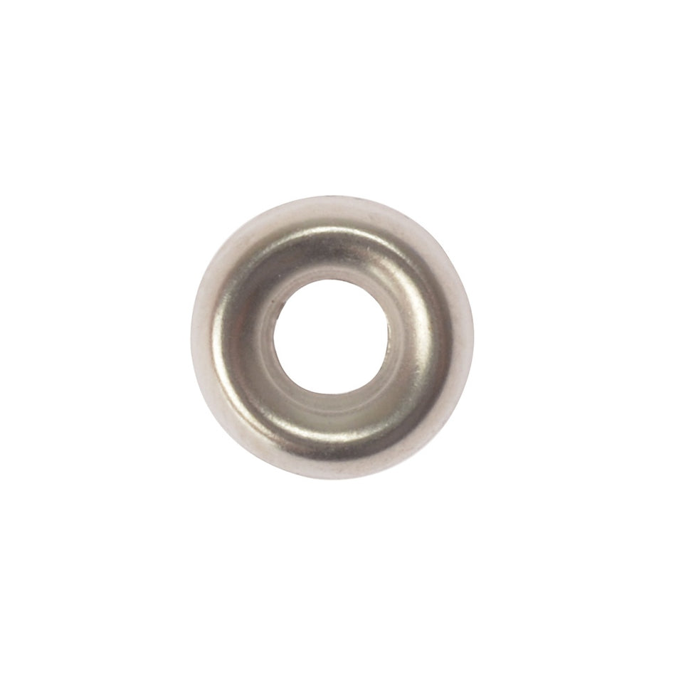 Forgefix Screw Cup Washers Solid Brass Nickel Plated No.6 Bag 200