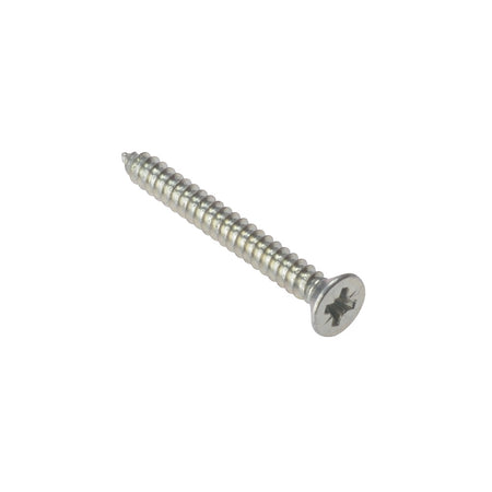 Forgefix Self Tapping Screw Pozi CSK ZP 1.1/4 x 8 Box 200