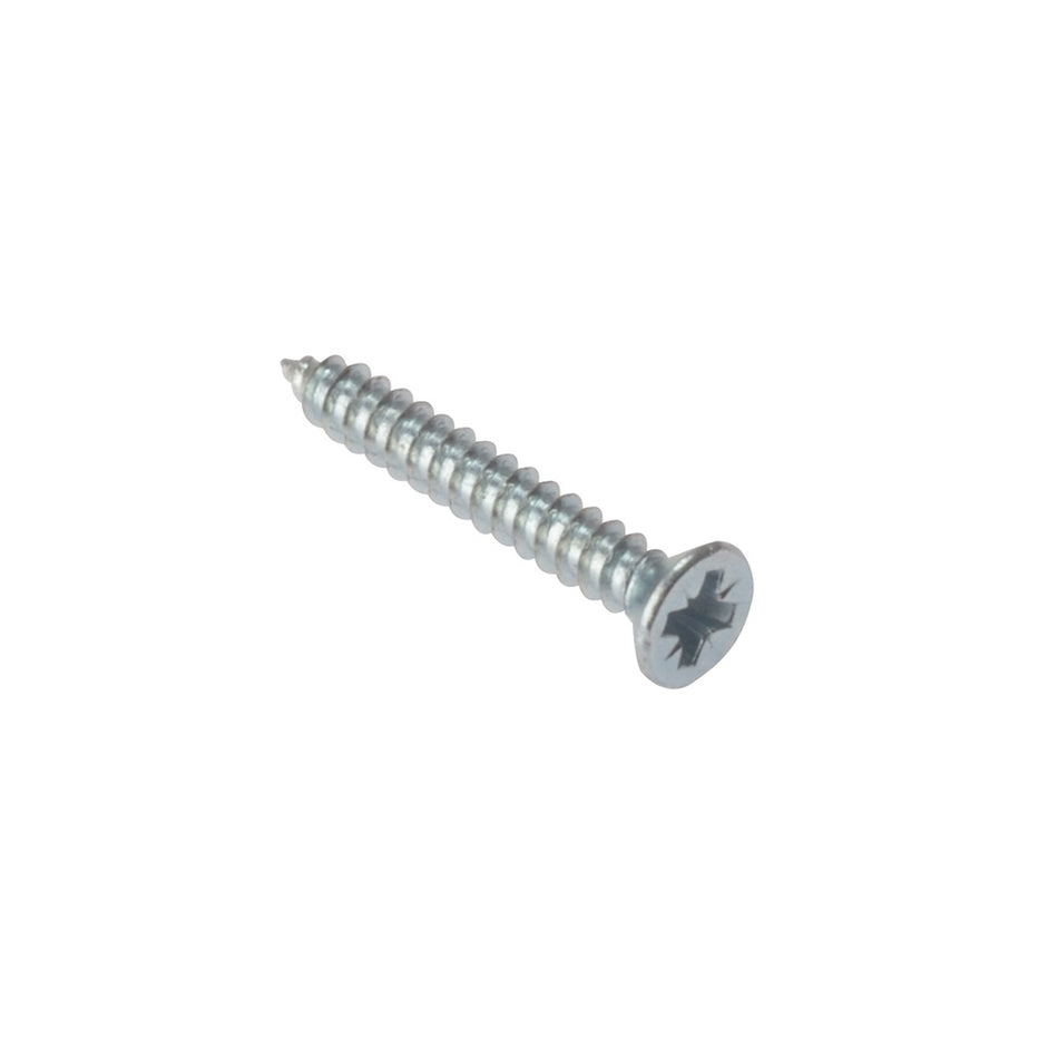 Forgefix Self Tapping Screw Pozi CSK ZP 1/2 x 6 Box 200