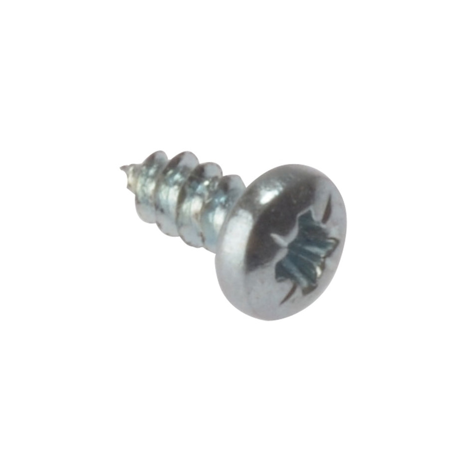 Forgefix Self Tapping Screw Pozi Pan Head ZP 5/8 x 6 Box 200